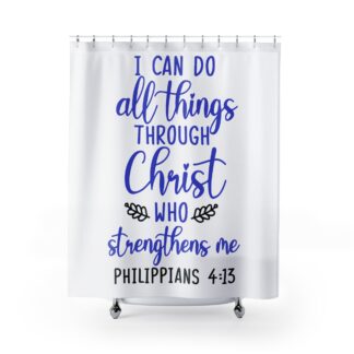 Shower Curtains - I Can Do All Things Design